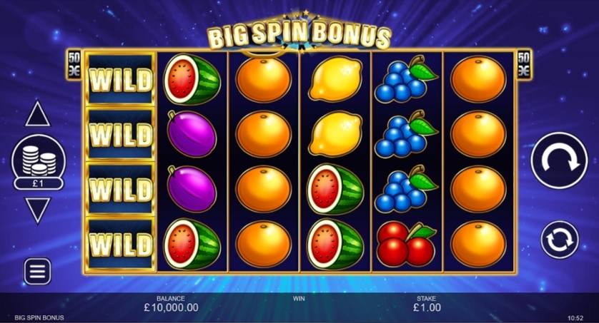 Mängi kohe - Big Spin Bonus