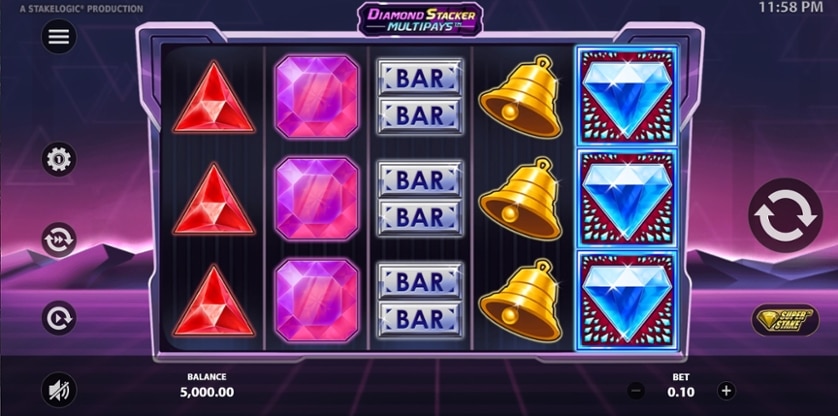 Mängi kohe - Diamond Stacker Multipays