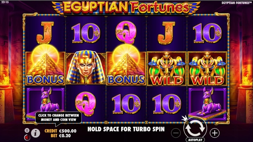 Mängi kohe - Egyptian Fortunes