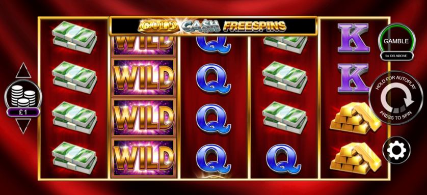 Mängi kohe - Gold Cash Free Spins