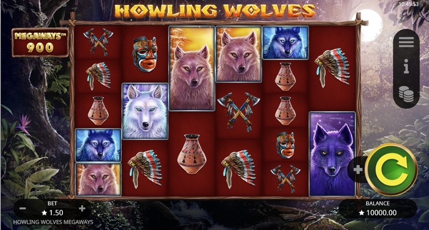 Mängi kohe - Howling Wolves Megaways