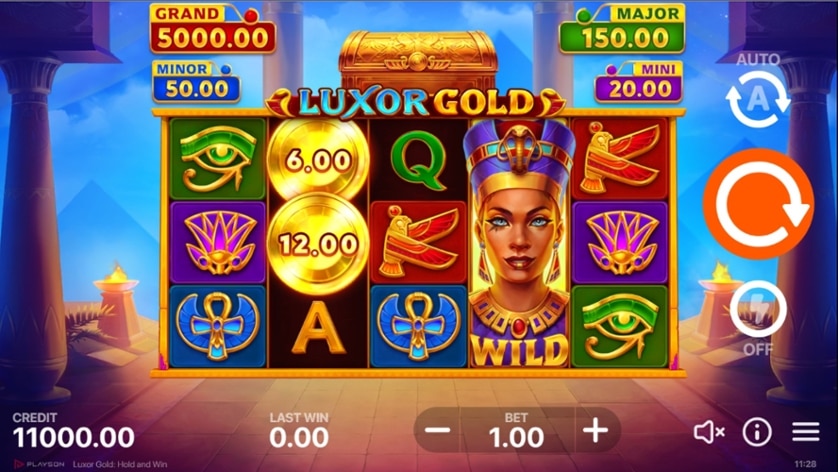 Mängi kohe - Luxor Gold: Hold and Win