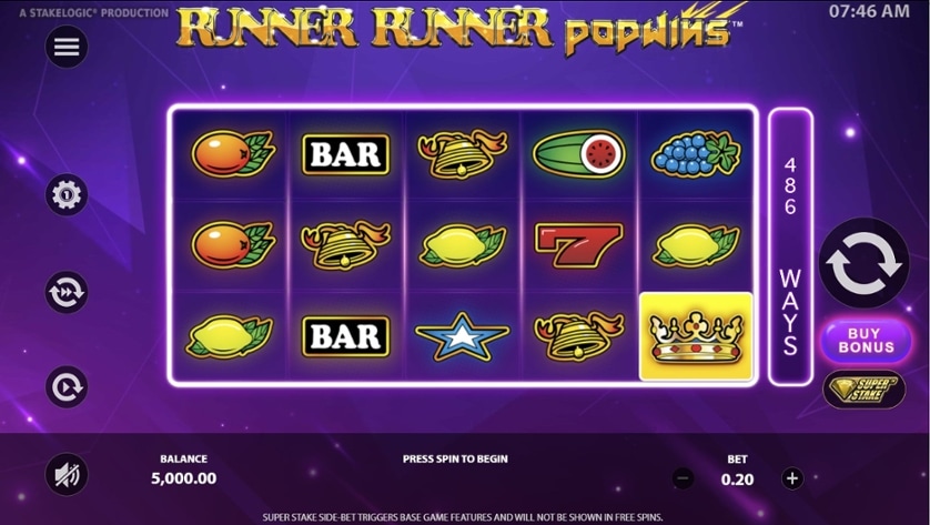 Mängi kohe - Runner Runner Popwins