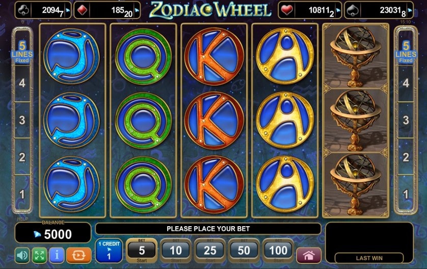 Mängi kohe - Zodiac Wheel