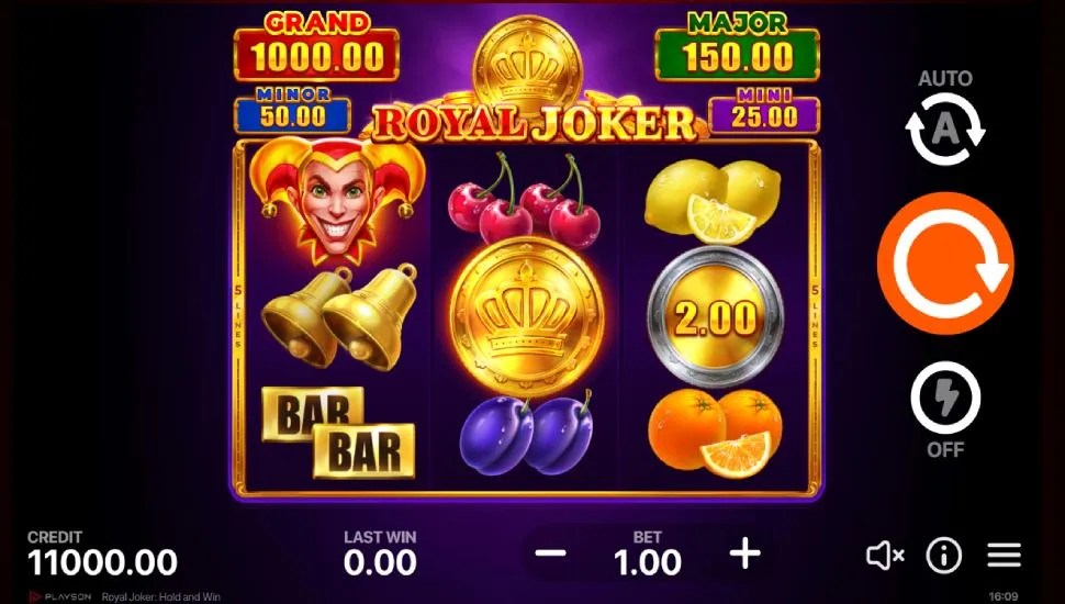 Mängi kohe - Royal Joker Hold and Win